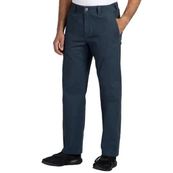 NEW Colorado Clothing Men's 34X30 Canvas Cargo Pants Blue Relaxed Workwear - Picture 1 of 10